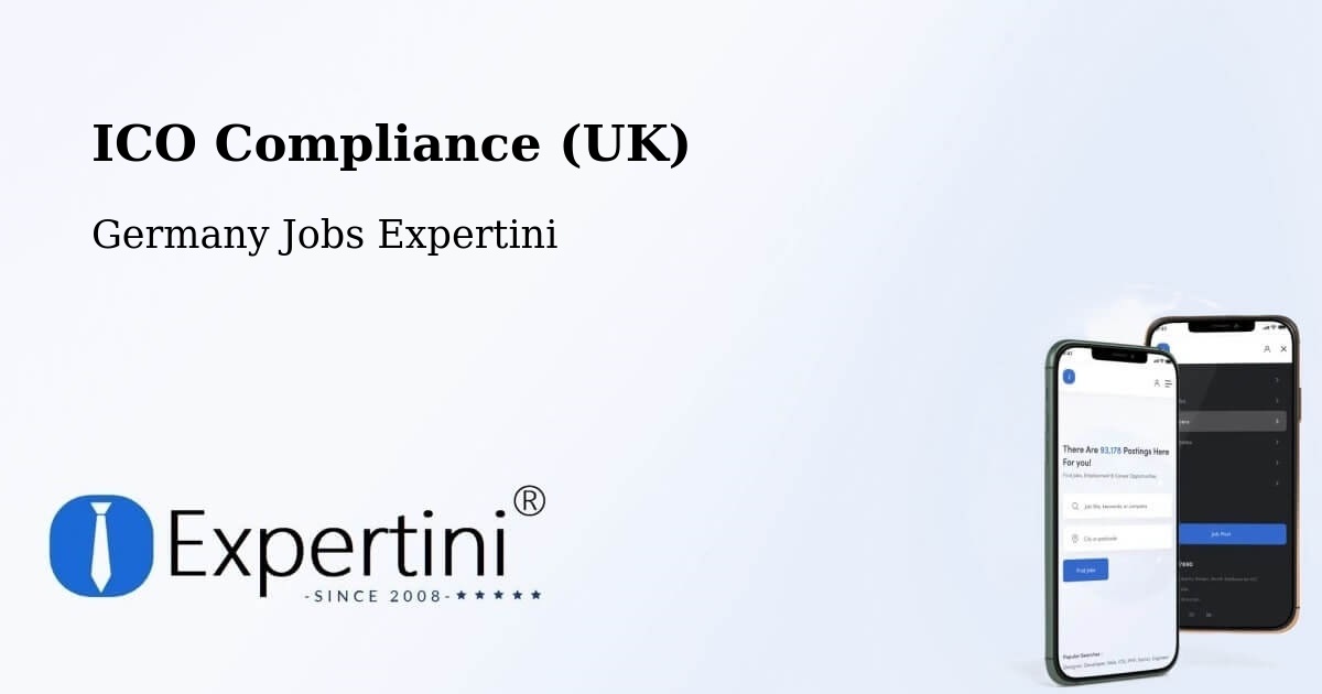 UK Data Protection & ICO Compliance – Emden - Germany Jobs Expertini