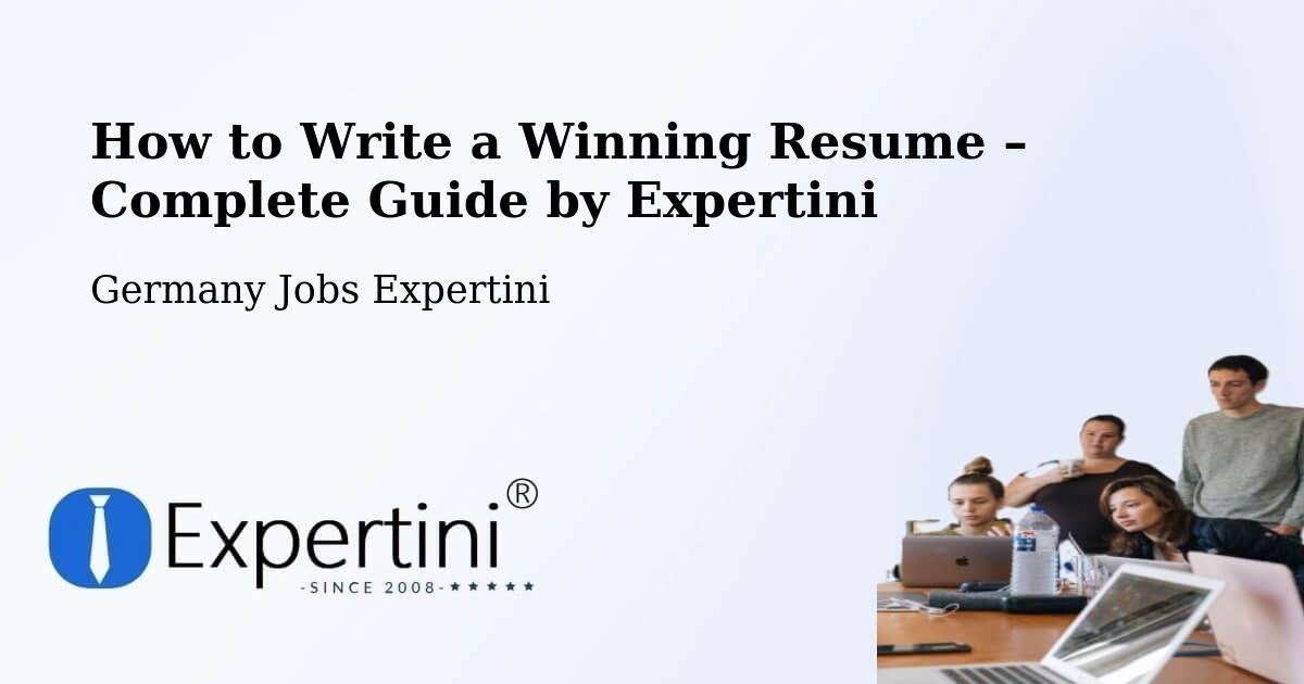 Resume Writing Guide for Job Seekers – Emden - Emden, Germany Jobs Expertini